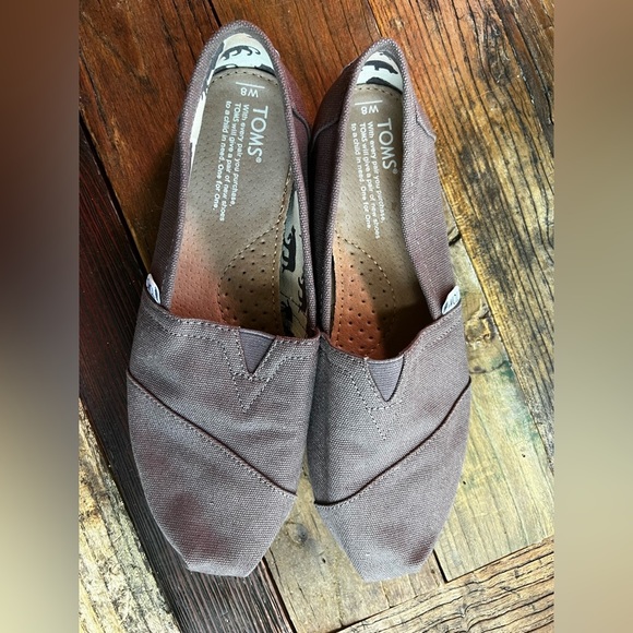 Toms Womens Classic Alpargata Heritage Ash Canvas001001B07-GREY Size 8 - Picture 4 of 5